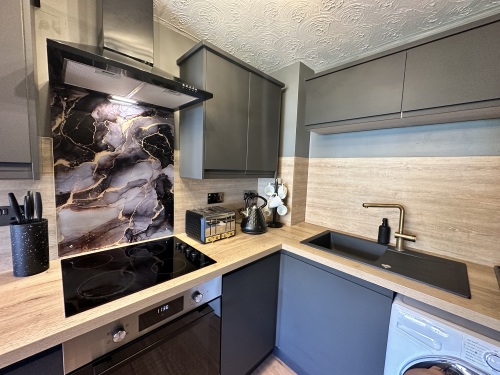 Newly fitted kitchen