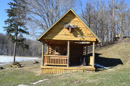 Old Red Cabins.