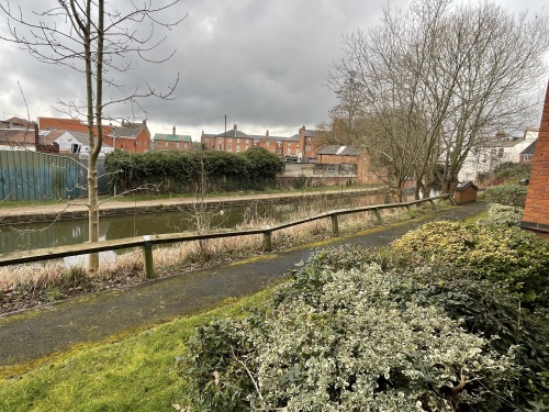 Canal views from living room
