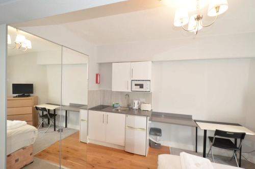 Twin  Studio with Kitchenette and private Shower & Toilet