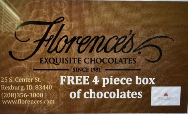 Free box of chocolates. Compliments of the Hotel. 