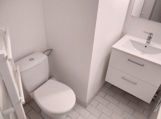 toilettes dans la salle de bain