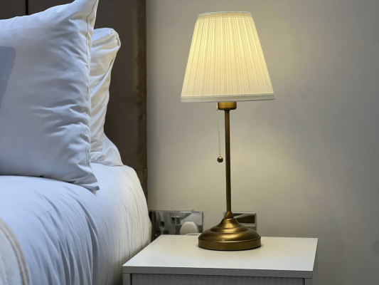 Everything you need for a comfortable night's rest.