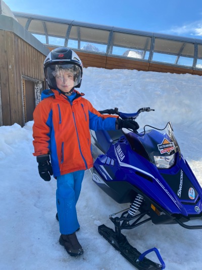 Motoneige enfants