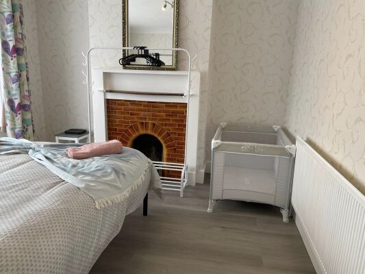 travel cot and high chair