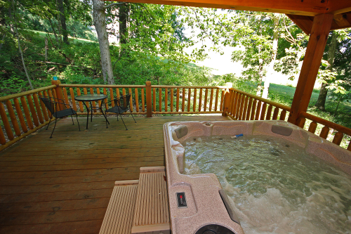 Hot Tub and Back Deck