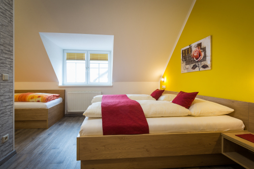 Terrassenwohnung Familienschlafzimmer