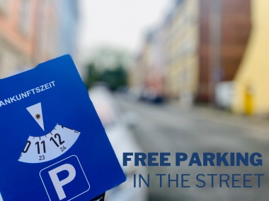 Free Parking spots are available in the surrounding streets