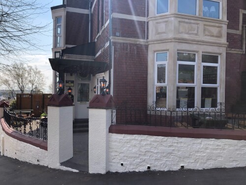 Front of hotel