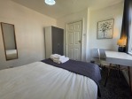 Whether you're here for work or a weekend escape, this bedroom delivers. Double bed for lazy lie-ins, workstation for getting things done.