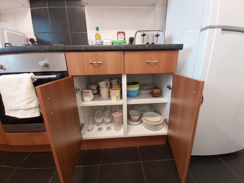 Shared stuff in a kitchen