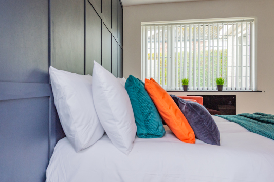 Chill out and relax on the bed
