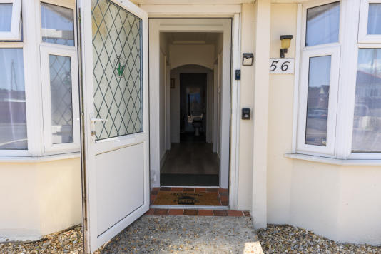 Ramp into front door