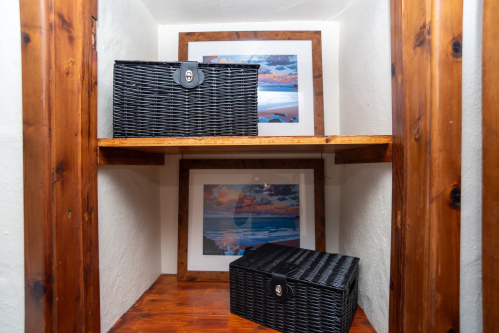 Local artists work is displayed proudly across Old Mill Cottages