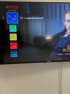 NETFLIX TV Wohnzimmer