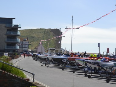 The Esplanade during the power boat weekend.