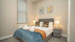 Comfortable Double Bed with Hotel Style linens 