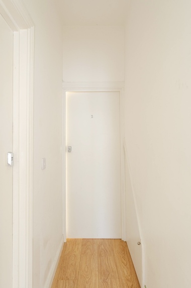 Self contained apartment front door