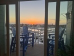 Sunset from the balcony