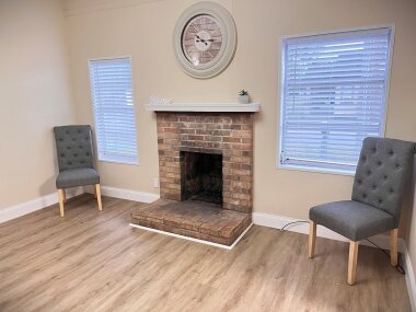  Or read a book and relax by the fireplace.