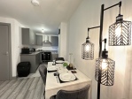 Dining Table & Lamp