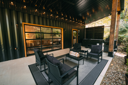 Outdoor seating area