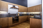 Full Kitchen with integrated Fridge/Freezer, Oven, Hob, Dishwasher, Washing Machine & Laundry Facilities