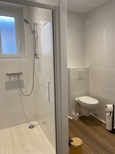 salle de bains avec WC