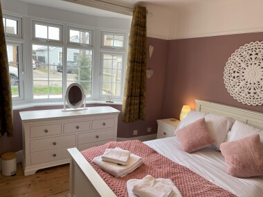 Bedroom 1 - Bright room with double bed and ample storage for clothes