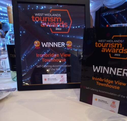 2022 WINNER West Midlands Tourism awards - Best Self-catering accommodation of the year