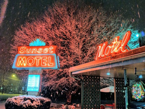 Winter at The Sunset Motel