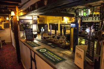 The main bar with our moderate collection of local ales, as well as some more trusted regulars