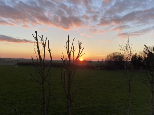 Aussicht Terasse/Balkon (Sonnenuntergang)