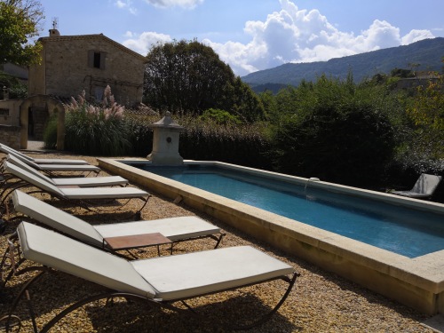 Mas en Baronnies Provençales, piscine