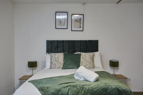 Sleep Peacefully in This Cozy, Hotel-Quality Bedroom