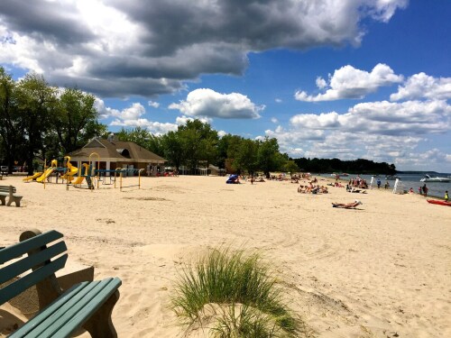 Sodus Point Beach is a great place to spend a day.  Public Bathhouse to change, playgrounds, sand, pier, lighthouse museum, rent a boat (kayak to power boat) or launch one!  Get dinner at one of the 3 restaurant's with decks on the waterfront ! 