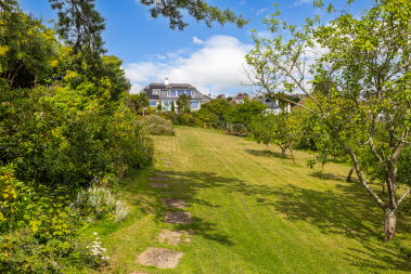 View of the house from the bottom of the garden