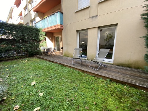 terrasse et espace vert privatifs