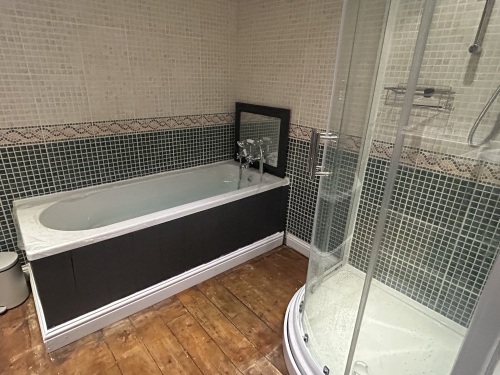 En-suite bath and shower