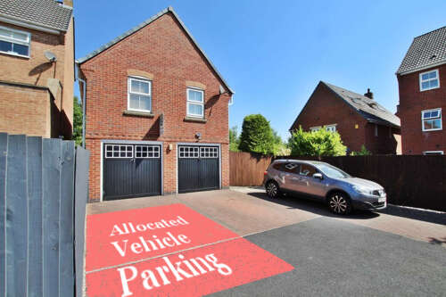 Property Rear View with Allocated Parking
