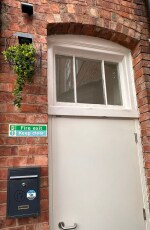 Front door with CCTV