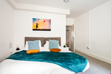 Super-King bed for comfy relax