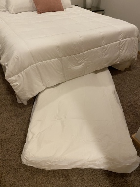 2 additional twin size mattresses on rollaways upon request