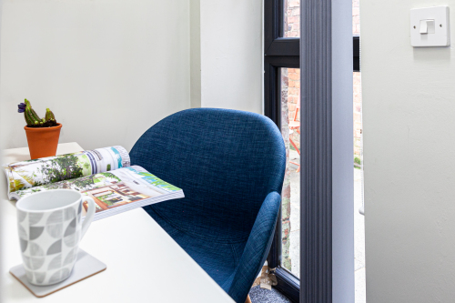 Study area in bedroom no2 at The Courtyard