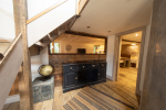 Stairs and through to living area