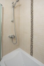 Bathroom with bath tub and shower