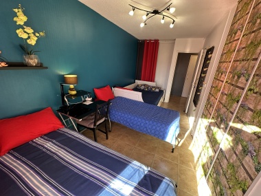 Chambre 3 avec 3 lits simple