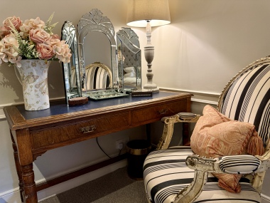 Dressing table detail in master bedroom