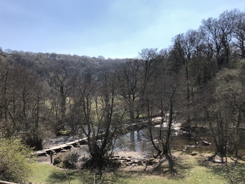 The Tarr Steps, local attraction for visitors to Exmoor.