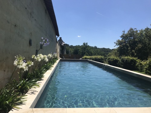 Piscine partagée chauffée